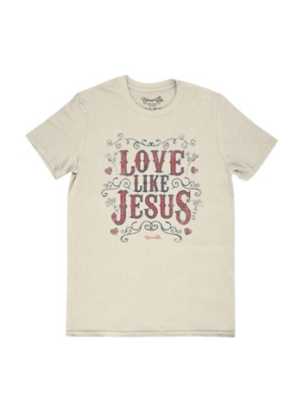 Blessed Girl Love Like Jesus Graphic Tee - Small